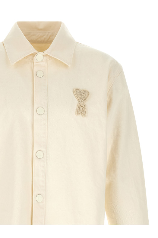 'Ami de Coeur' overshirt Beige