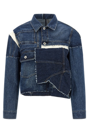Patchwork denim jacket Blue
