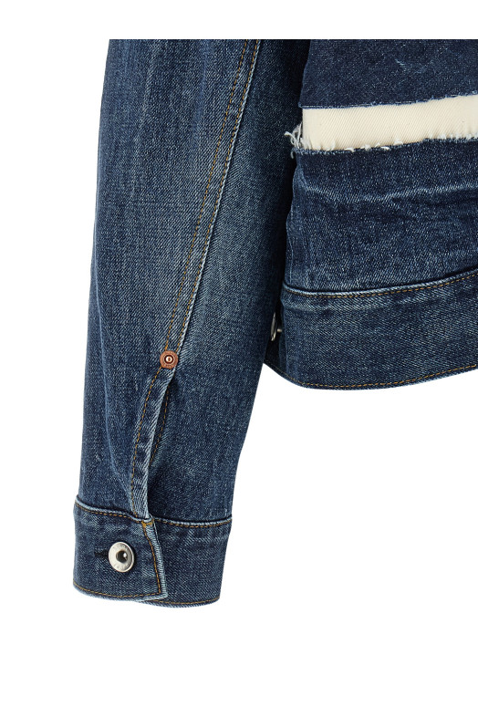 Patchwork denim jacket Blue