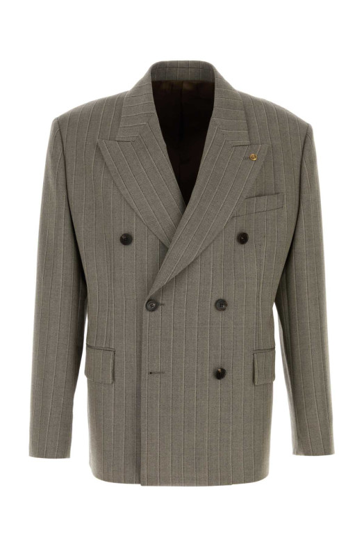 Embroidered wool blazer VERSACE (10236201A17854)