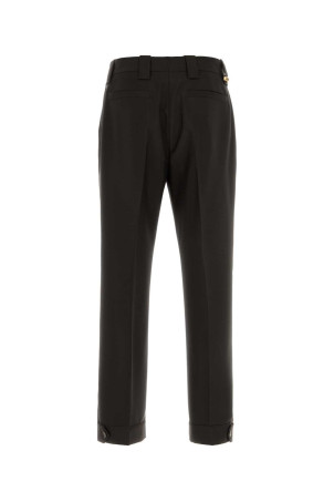 Dark brown wool blend pant VERSACE (10240051A17669)