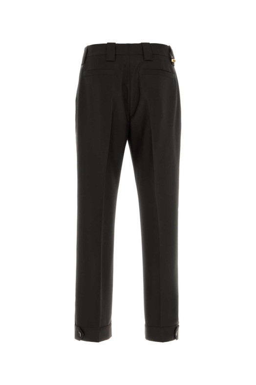 Dark brown wool blend pant VERSACE (10240051A17669)