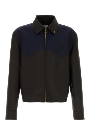 Two-tone wool blend jacket VERSACE (10245341A17842)