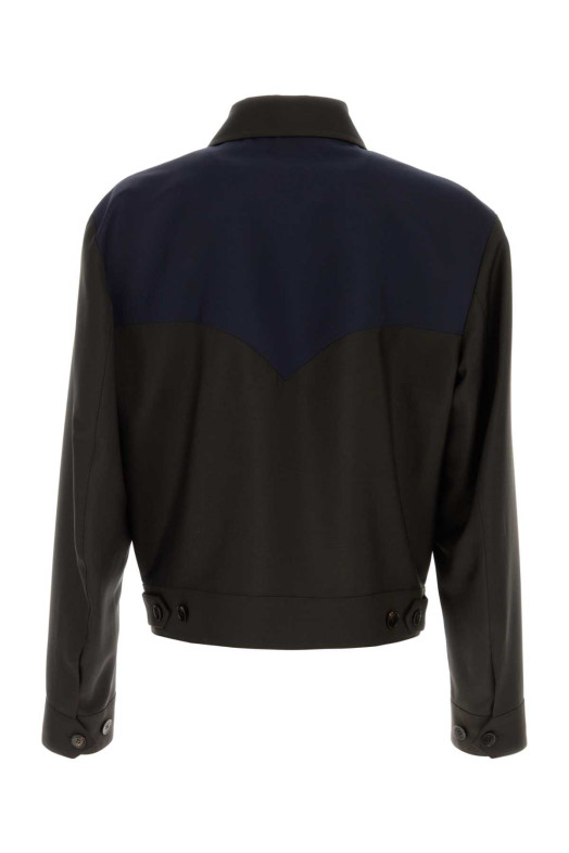 Two-tone wool blend jacket VERSACE (10245341A17842)