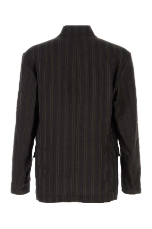 Embroidered linen blend blazer SALVATORE FERRAGAMO (145443793130)