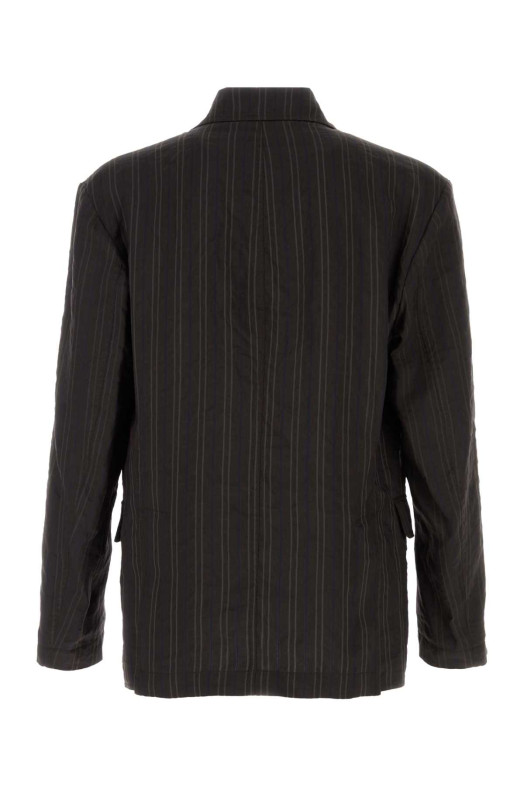 Embroidered linen blend blazer SALVATORE FERRAGAMO (145443793130)