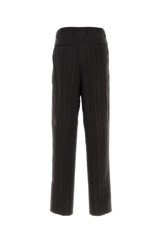 Embroidered linen blend pant SALVATORE FERRAGAMO (145446794418)