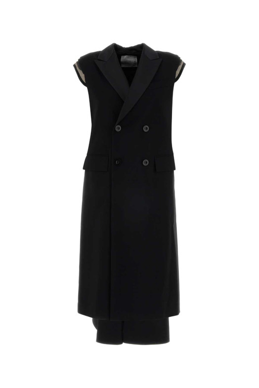 Black wool vest SACAI (2608425)