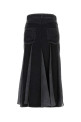 Black denim skirt SACAI (2608470)