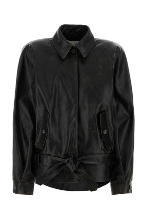 Black leather jacket MAGDA BUTRYM (455526)