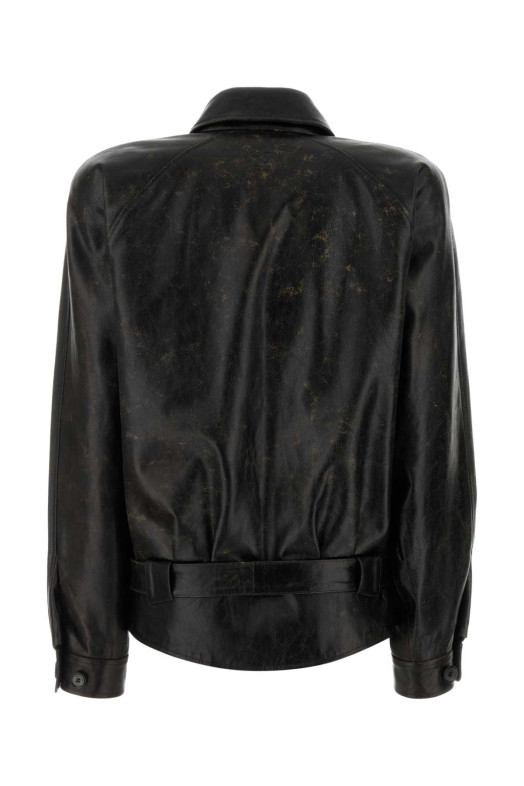Black leather jacket MAGDA BUTRYM (455526)