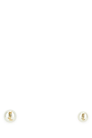 Gold metal earrings SAINT LAURENT (691563Y1526)