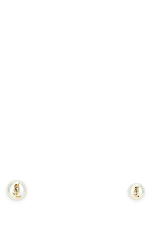 Gold metal earrings SAINT LAURENT (691563Y1526)