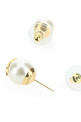 Gold metal earrings SAINT LAURENT (691563Y1526)