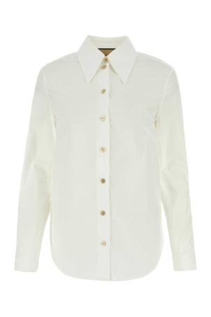 White cotton shirt GUCCI (744781ZLC02)