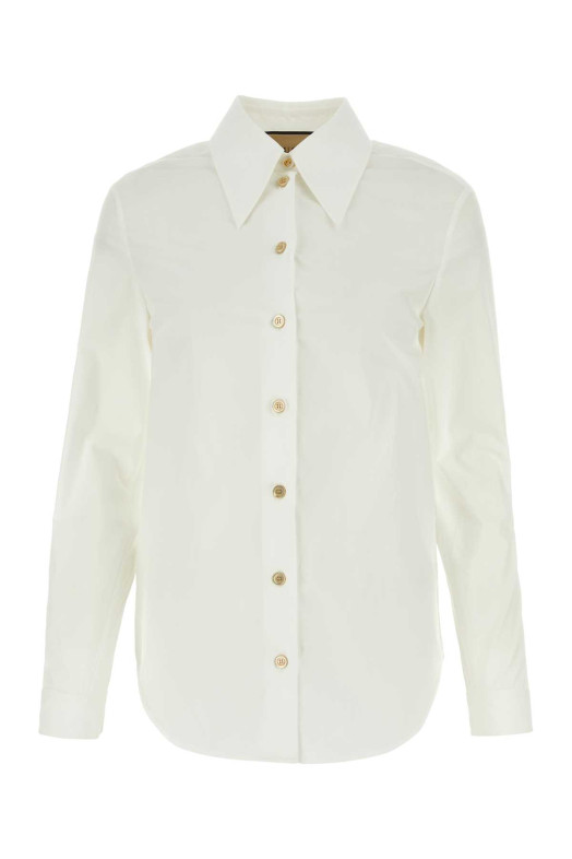 White cotton shirt GUCCI (744781ZLC02)