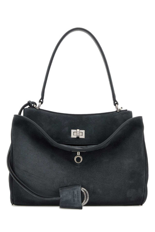 Graphite suede small Rodeo handbag BALENCIAGA (7897792AB4G)