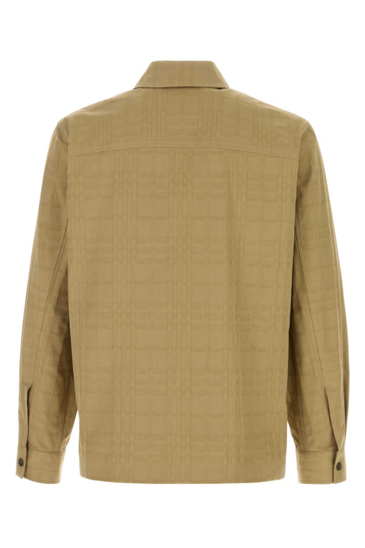 Beige cotton shirt BURBERRY (8121988)