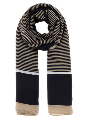 Embroidered silk foulard SAINT LAURENT (8221383Y039)