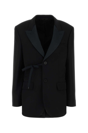 Black wool blazer Black BALENCIAGA (857389TNT21)