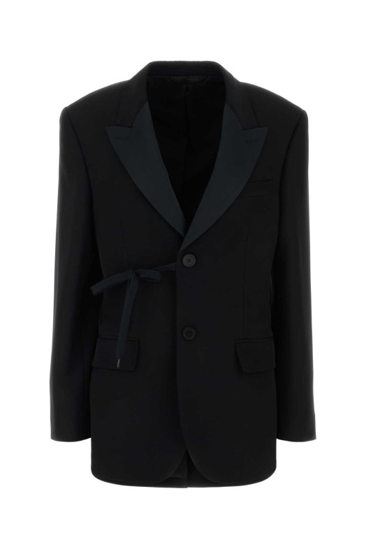 Black wool blazer Black BALENCIAGA (857389TNT21)