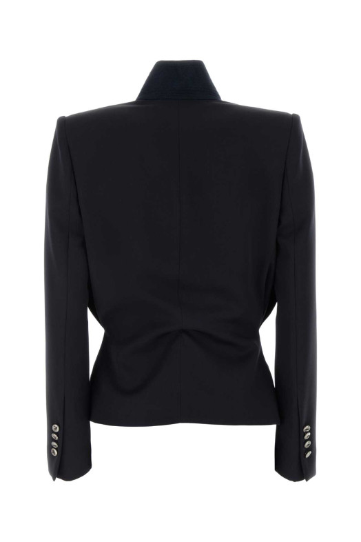 Navy blue wool blazer ALEXANDER MCQUEEN (859971QJAAC)