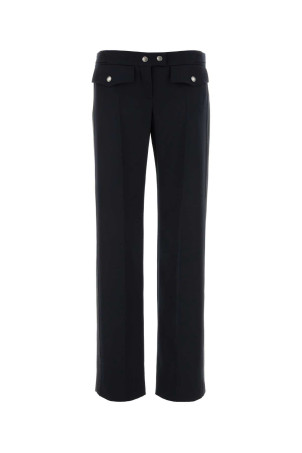 Navy blue wool pant ALEXANDER MCQUEEN (867034QJAAC)