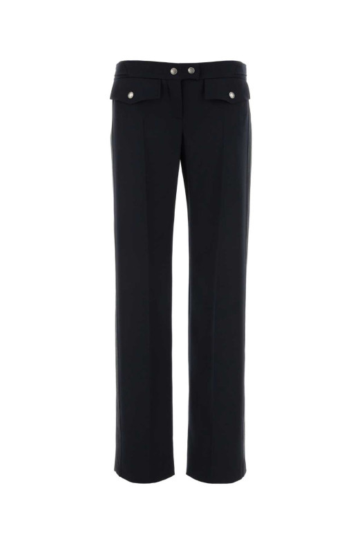 Navy blue wool pant ALEXANDER MCQUEEN (867034QJAAC)