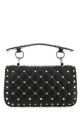 Black nappa leather small Rockstud Spike handbag Black VALENTINO GARAVANI (8W2B0123NAP)