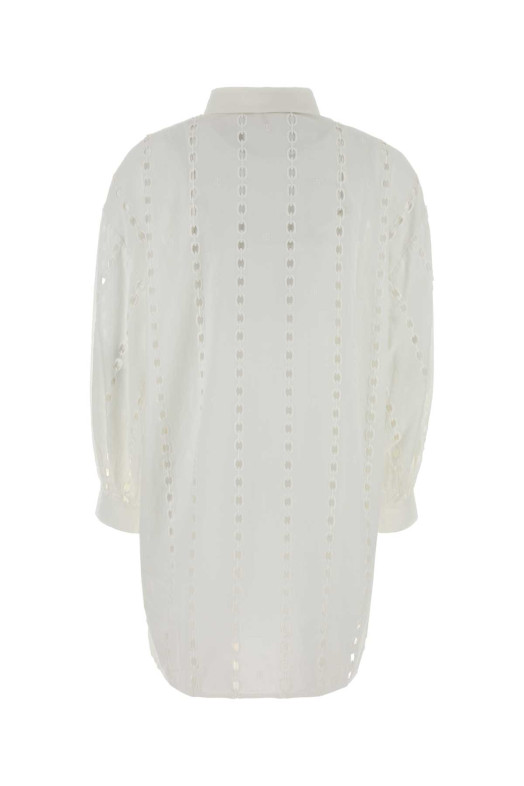 White cotton Marianne shirt dress ANINE BING (A0211816)