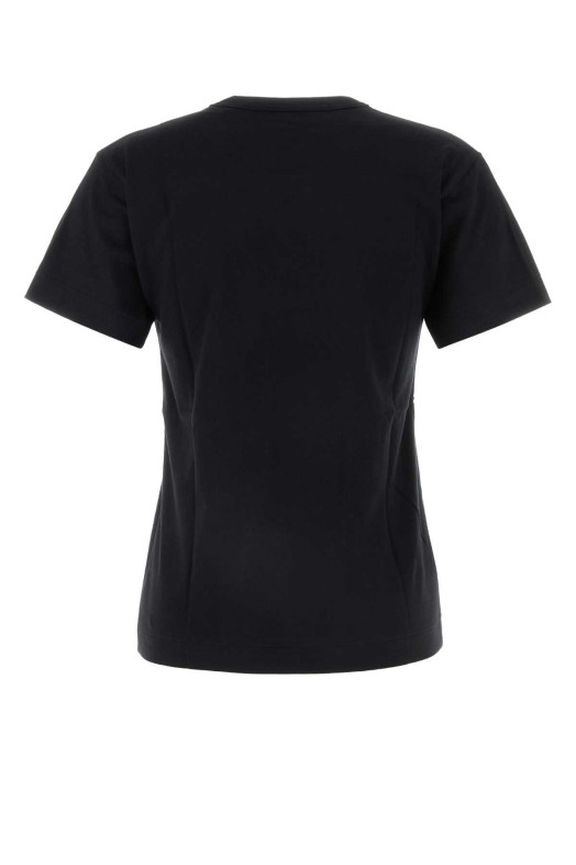 Black cotton t-shirt Black COMME DES GARCONS PLAY (AXT108051)