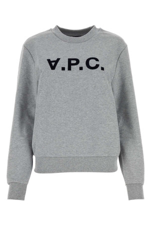 Melange grey cotton sweatshirt A.P.C. (COHBNM27907)