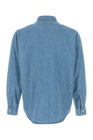 Light blue chambray shirt Green JIL SANDER (J21DL0272J45348)