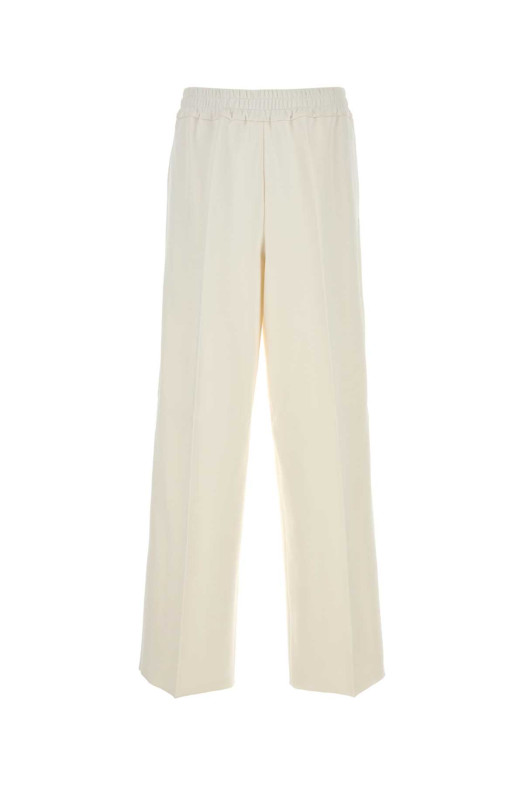 White stretch jersey pant Black JIL SANDER (J22KA0341J20018)