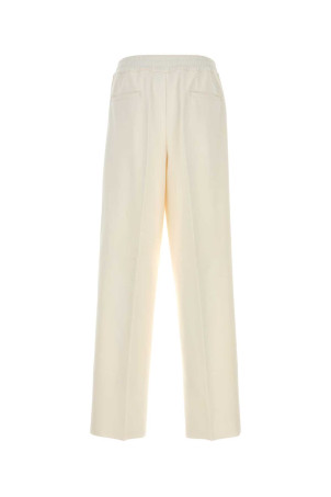 White stretch jersey pant Black JIL SANDER (J22KA0341J20018)