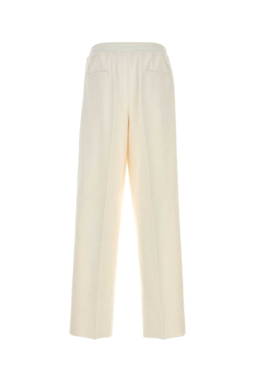 White stretch jersey pant Black JIL SANDER (J22KA0341J20018)