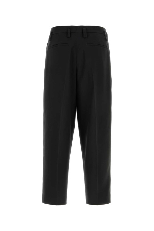 Black gabardine pant JIL SANDER (J61KA0063J70001)