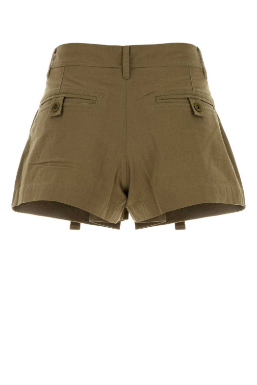 Army green cotton Barta shorts ISABEL MARANT (SH0289FAD2E03I)