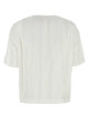 White silk blend Toba t-shirt Beige LOULOU DE SAISON (TOBA)