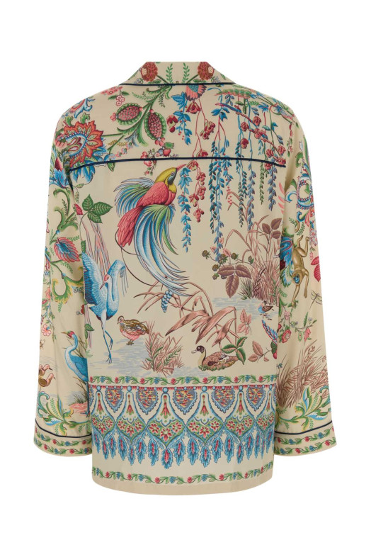Сорочка з принтом із саржевої тканини ETRO (WRIA010099SPSI4)