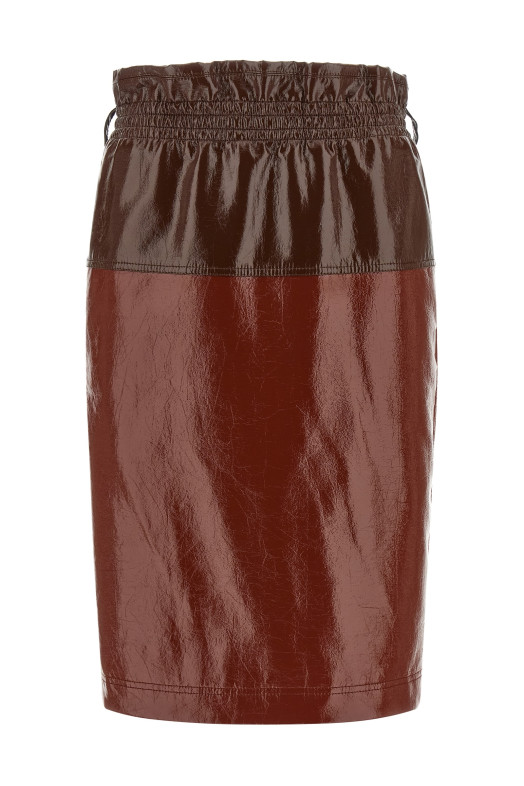 Спідниця «Paper-Bag» бордового кольору 851065Y7J672309