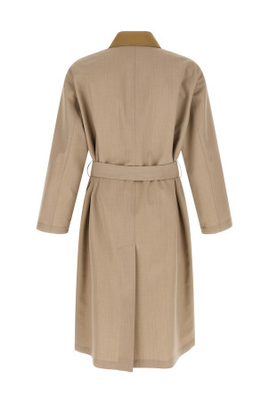 'Wool Max Canvas' coat Beige