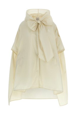 Taffeta cape Beige