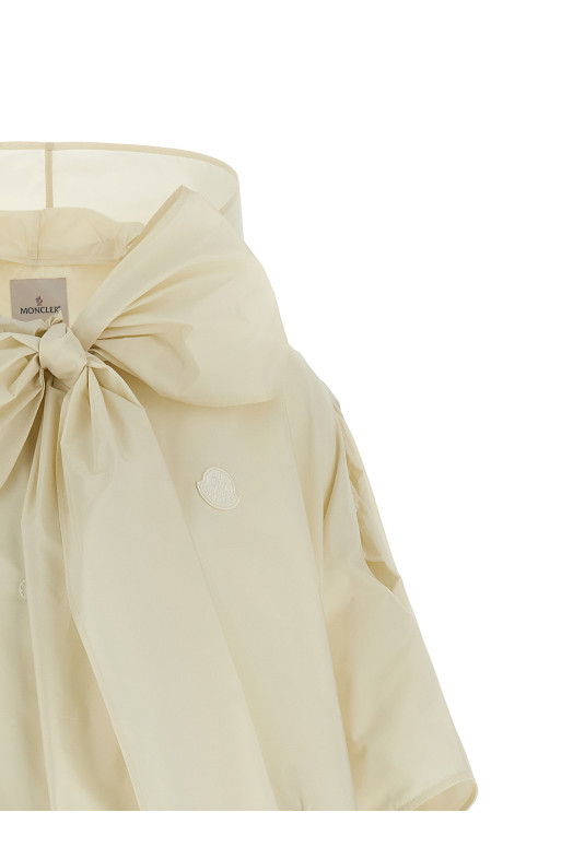 Taffeta cape Beige