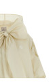 Taffeta cape Beige