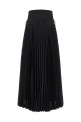 Pleated pants Black