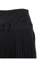 Pleated pants Black