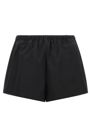 Шорти з попліну, чорні PRADA P235KSOOO1XV2F0002