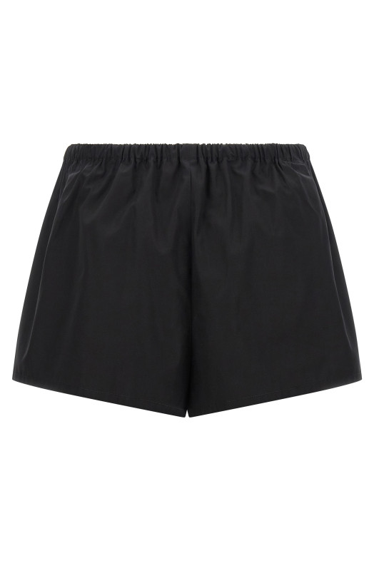 Шорти з попліну, чорні PRADA P235KSOOO1XV2F0002