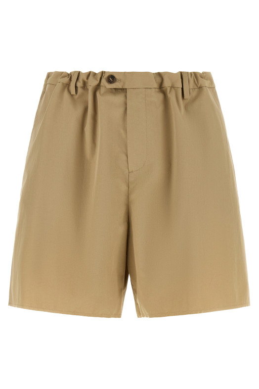 'White Stitch Line' shorts Beige